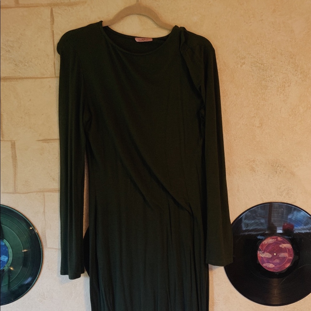 Dark Green Dress